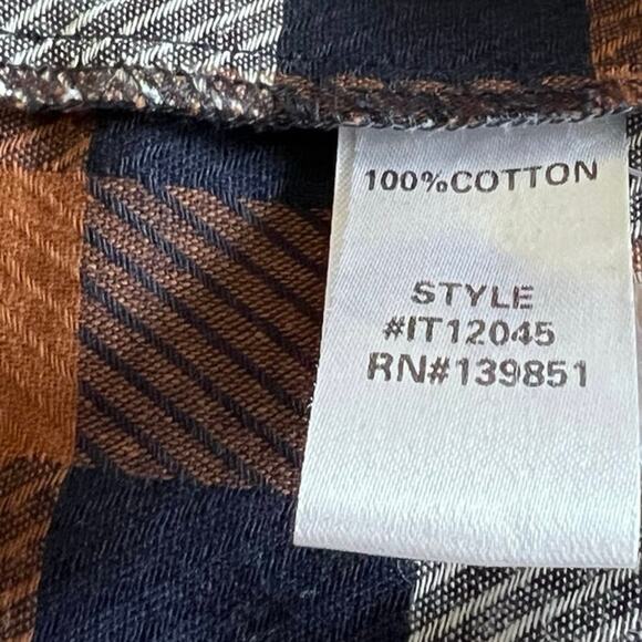 Oddy Western Lumberjack Style Multicolor Button Down Shirt Size Small NWT - Picture 4 of 6